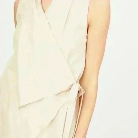 Love Without Limits Linen Wrap Front Top - Picture 3 of 4